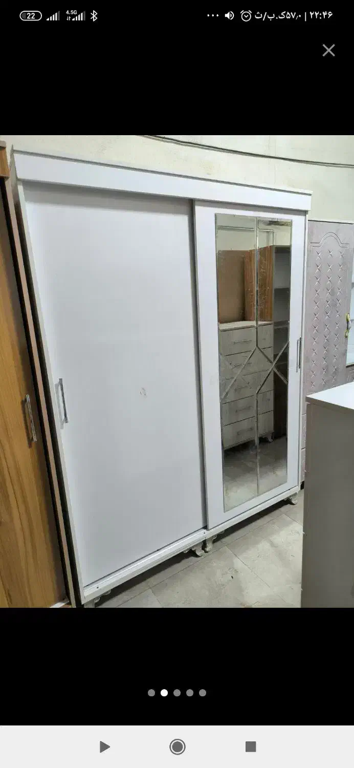 کمد ریلی عرض ۱۵۰ آینه پازل /رایگان /پخش چوب|جاکفشی، کمد، دراور|ارومیه, |دیوار