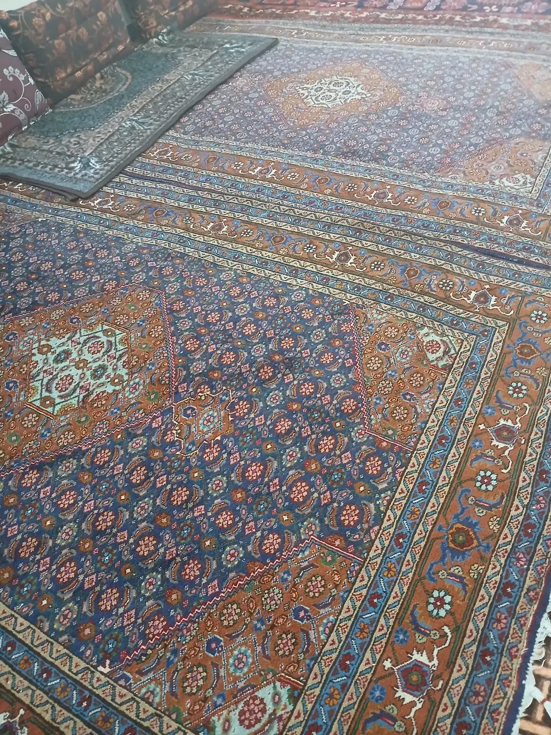 فرش دستباف جفت ۶ متری|فرش|آبش احمد, |دیوار