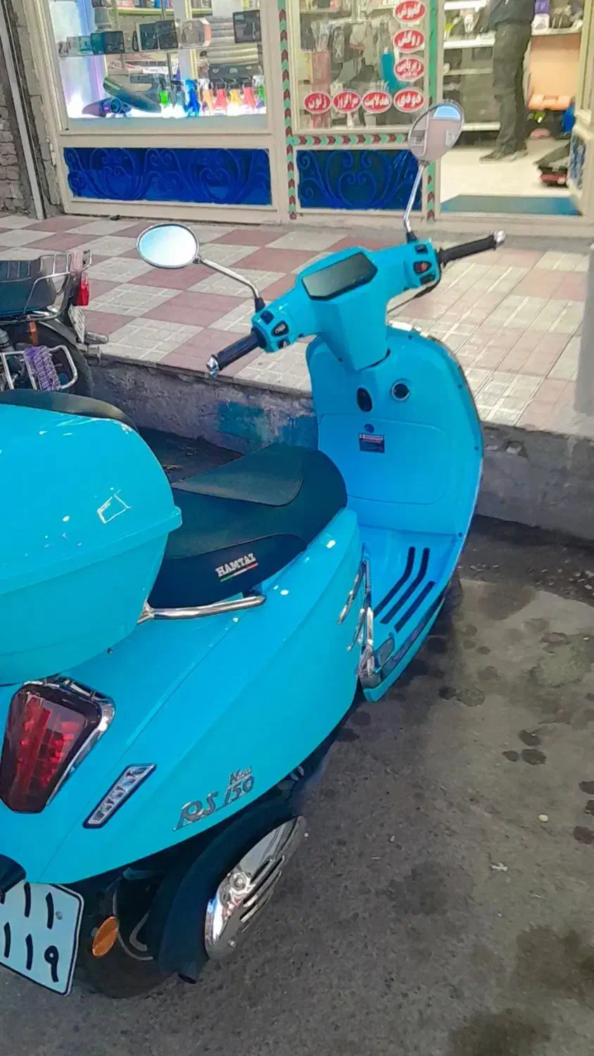 موتور وسپا همتازRs150مانیتور دار|موتورسیکلت|تبریز, |دیوار