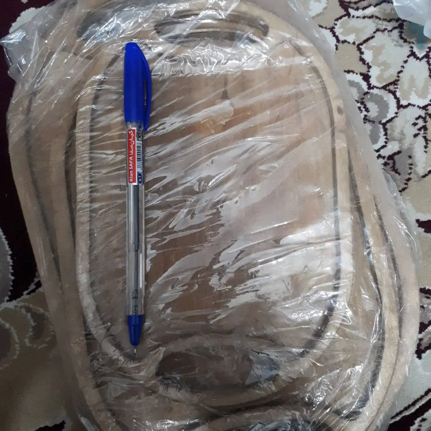 سینی چوبی سه تیکه|ظروف سرو و پذیرایی|قم, دورشهر|دیوار