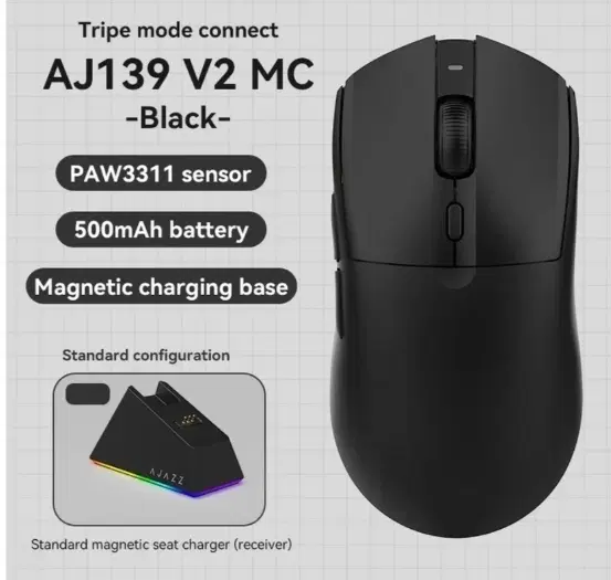 موس گیمینگ بی سیم آجز (Ajazz) مدل AJ139 V2 MC|قطعات و لوازم جانبی رایانه|تهران, تهرانسر شرقی|دیوار