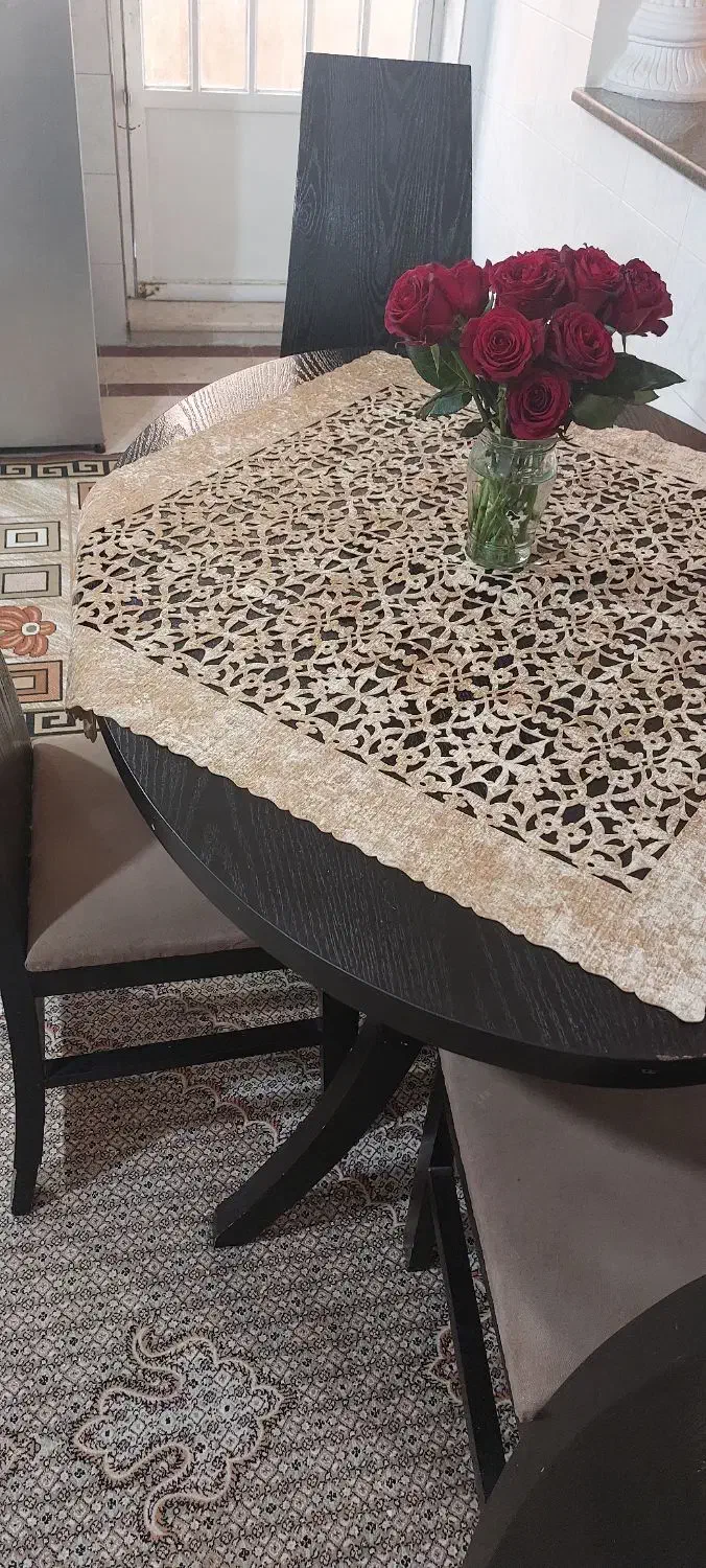 میز ناهارخوری 6نفره|میز و صندلی غذاخوری|شیراز, درکی|دیوار