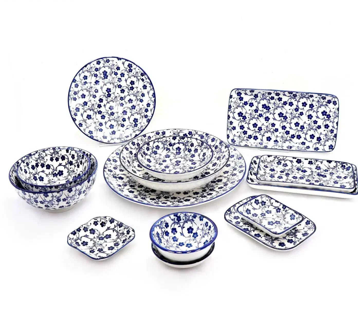 ظروف گل آبی دنی هوم|ظروف سرو و پذیرایی|تهران, شهرک ولیعصر شمالی|دیوار