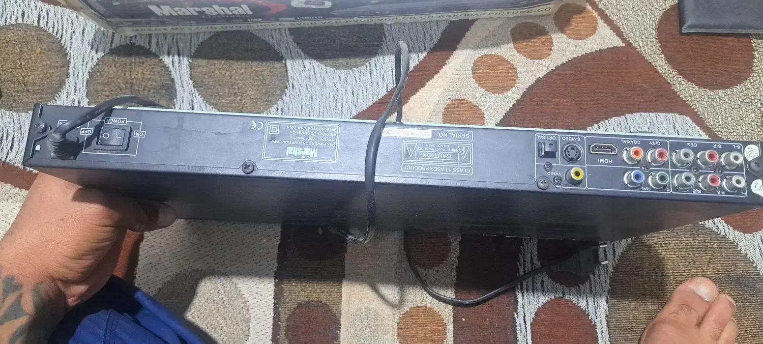 دی وی دی پلیر مارشال معاوضه با ظبط صوت|پخش‌کننده DVD و ویدیو|حبیب آباد, |دیوار