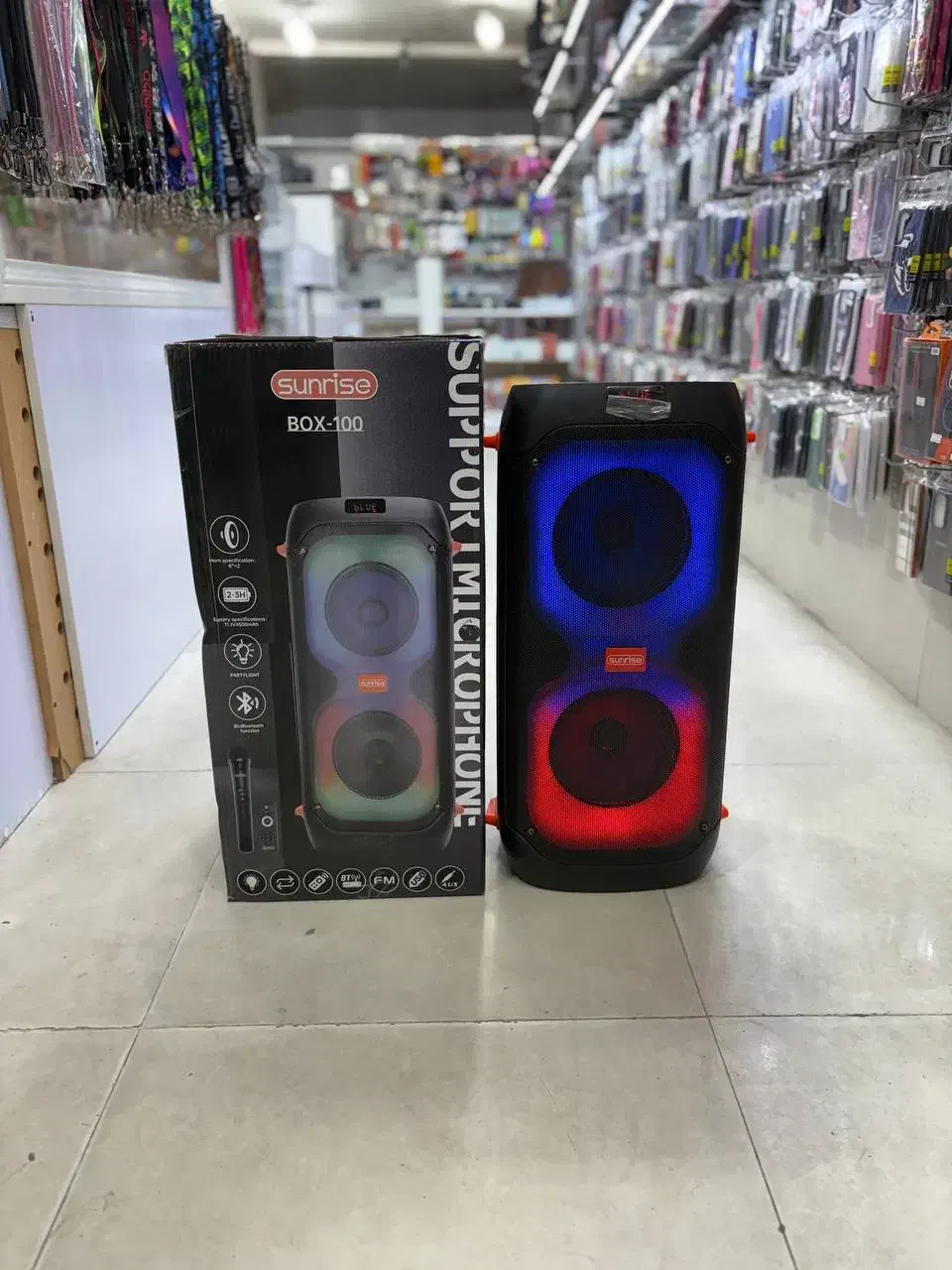 اسپیکر سانرایس Box100|پخشکننده همراه|بوشهر, |دیوار