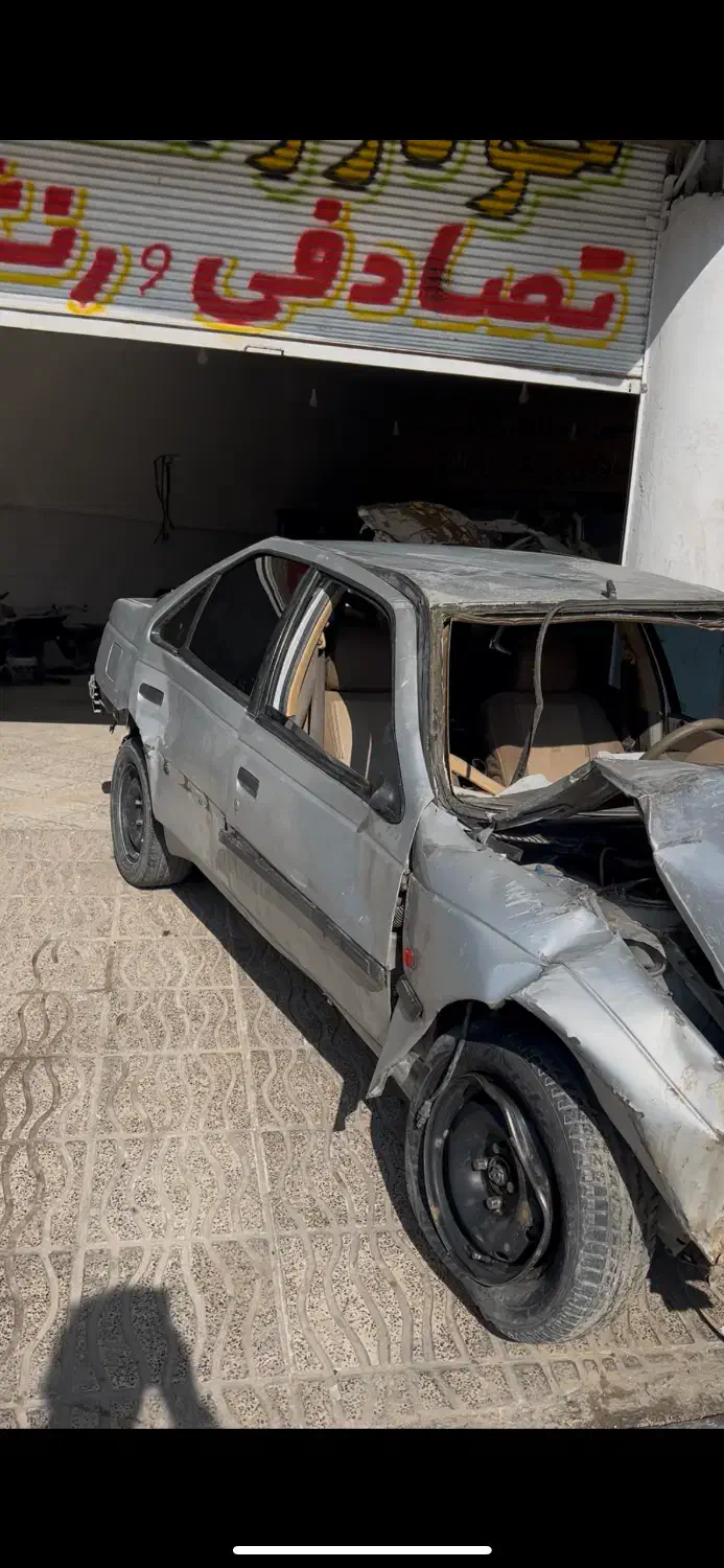 پژو۴۰۵ تصادفی|خودرو سواری و وانت|الیگودرز, |دیوار