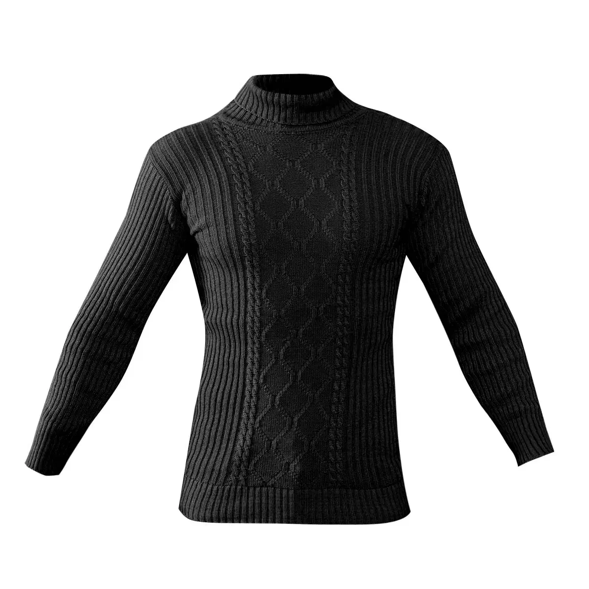 پلیور بافت مردانه مشکی و سفید سایز L XL|لباس|بیرم, |دیوار