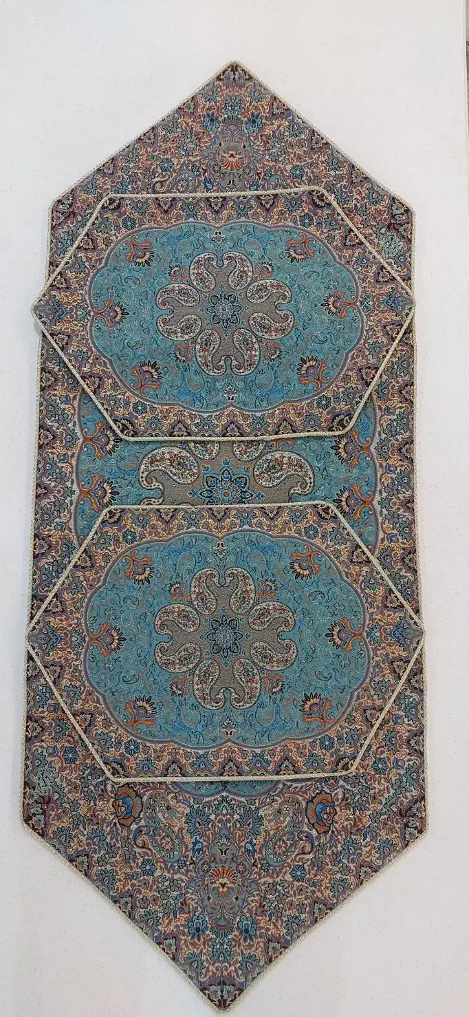 رومیزی و رانر ترمه یزدی|پرده، رانر، رومیزی|مشهد, رضاشهر|دیوار