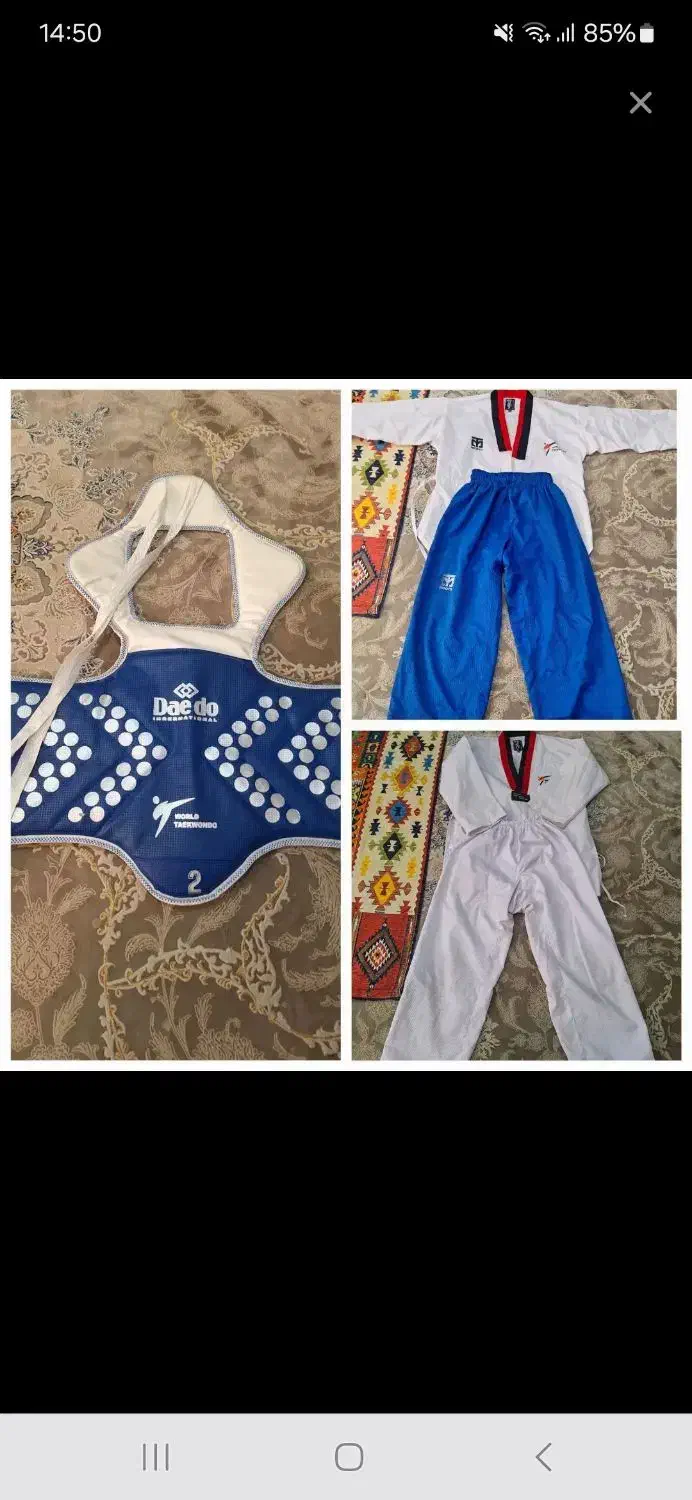 لباس تکواندو و پومسه|تجهیزات ورزشی|کاشان, فاز ۲ ناجی آباد|دیوار