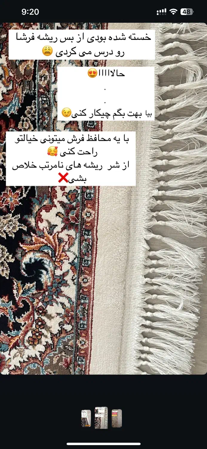 محافظ ریشه فرش|فرش|مشگین شهر, |دیوار