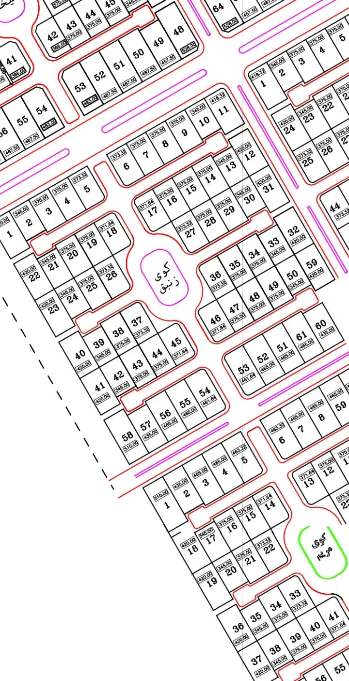زمین  ۳۷۵متر دوبر گلستان زنبق|فروش زمین و ملک کلنگی|قشم, |دیوار