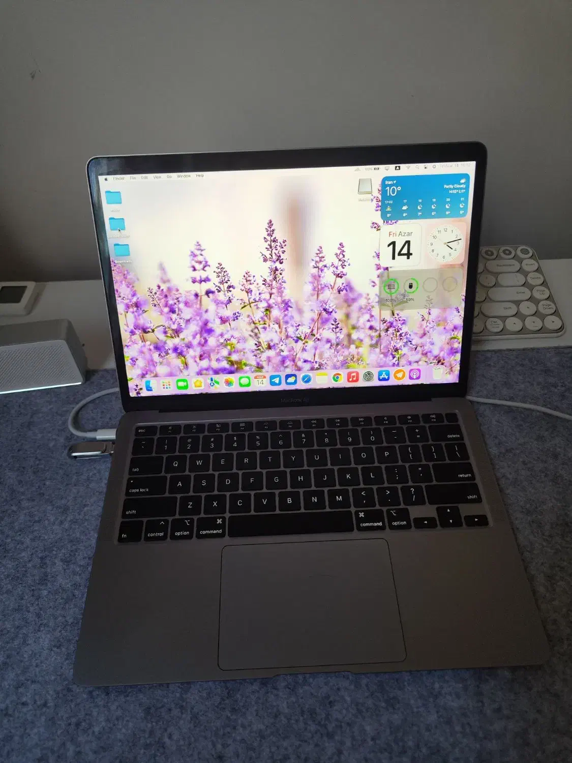 لپ تاپ اپل MacBook air 2020 intel i5 512GB|رایانه همراه|فارسان, |دیوار