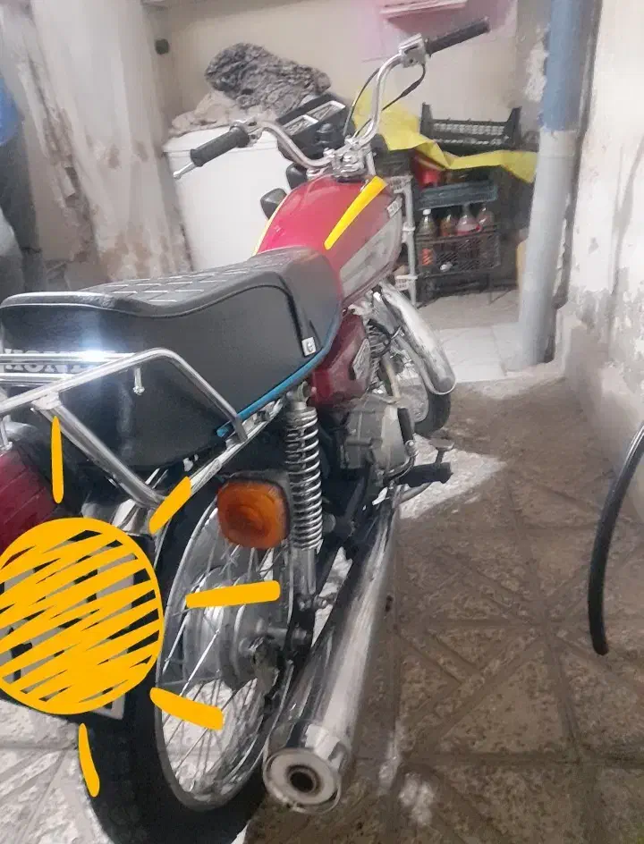 هندا ۱۲۵|موتورسیکلت|باغستان, |دیوار