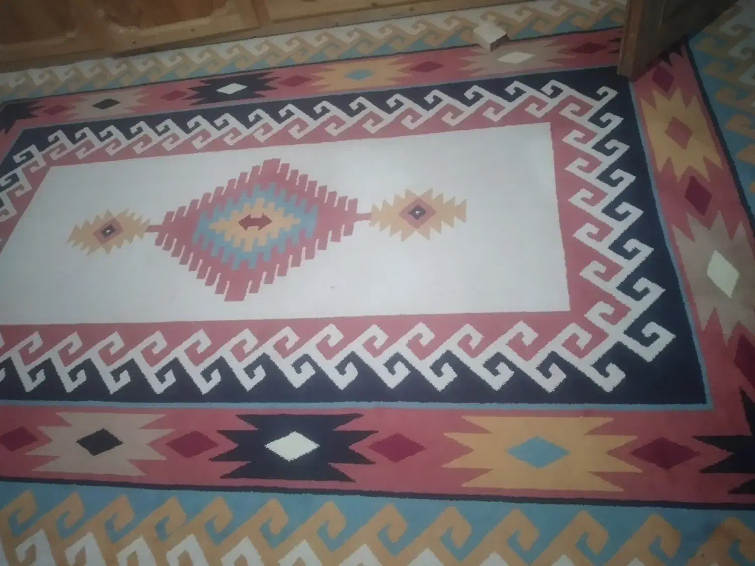 گلیم فرش ۶ متری|گلیم، جاجیم، گبه|خرم‌آباد, |دیوار