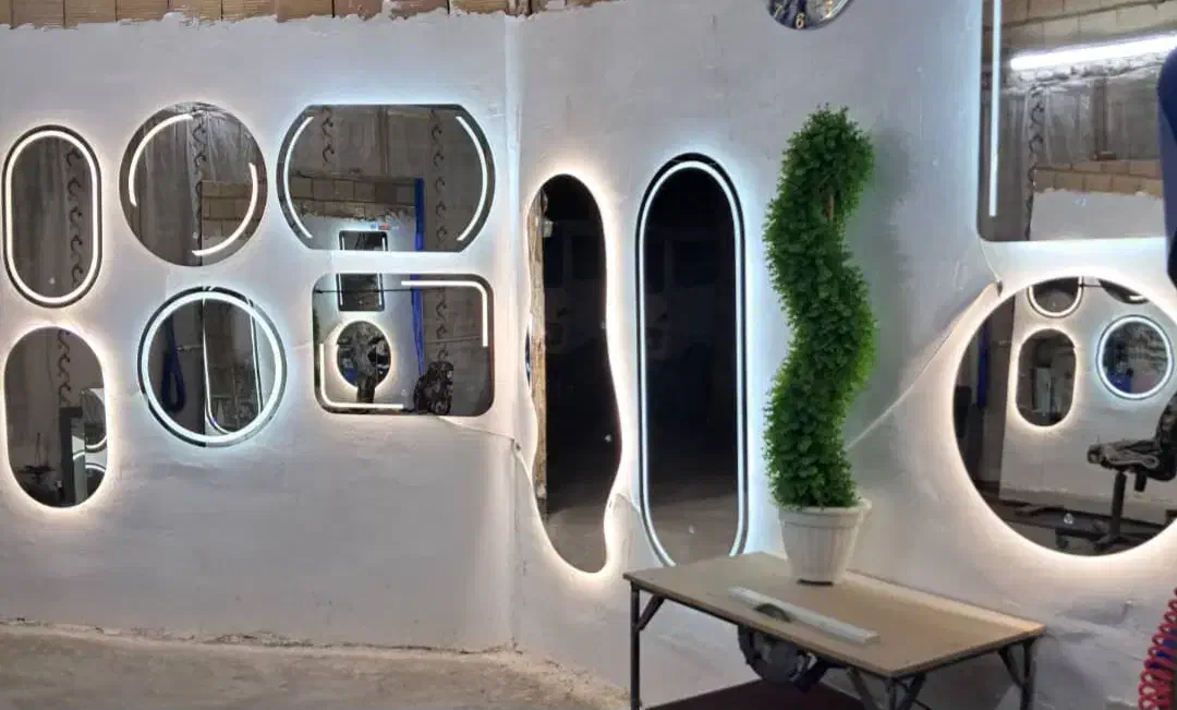 تولیدانواع اینه های دفرمه|آینه|ورامین, شهرک مدرس|دیوار