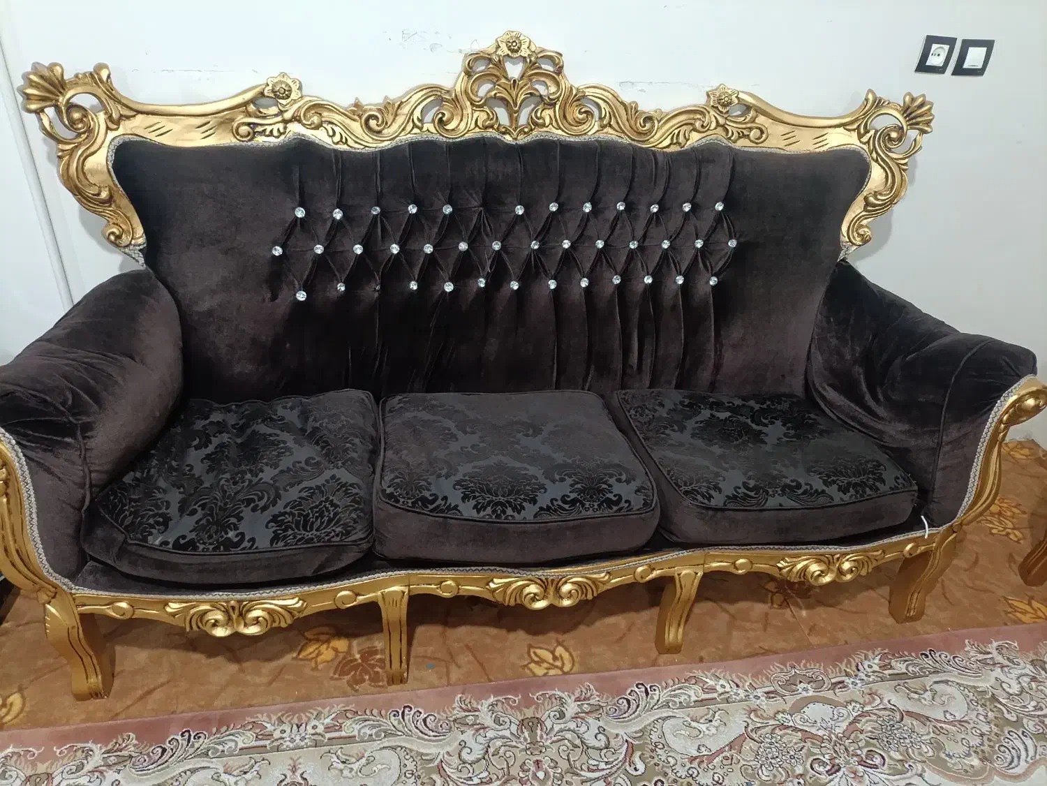 مبل استیل با چوب راش|مبلمان خانگی و میز عسلی|نسیم‌شهر, |دیوار