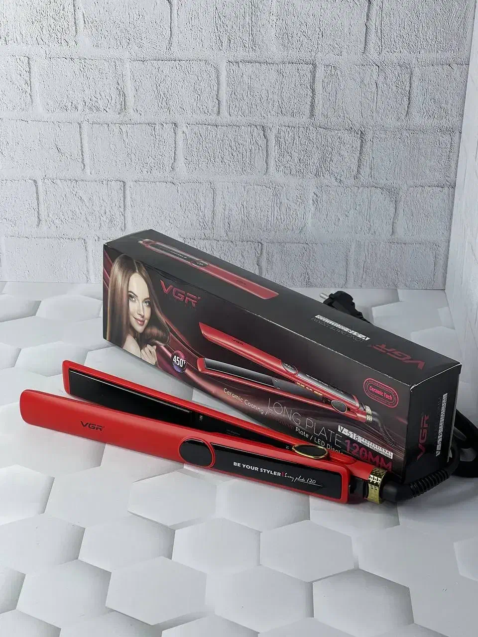 اتو مو حرفه‌ای صفحه سرامیک باریک وی‌جی‌ار|آرایشی، بهداشتی، درمانی|رشت, کوی طالقانی|دیوار