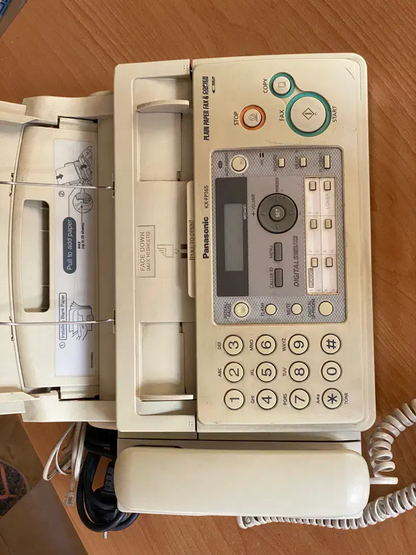 دستگاه فکس لیزری پاناسونیک|پرینتر، اسکنر، کپی، فکس|تهران, اقدسیه|دیوار