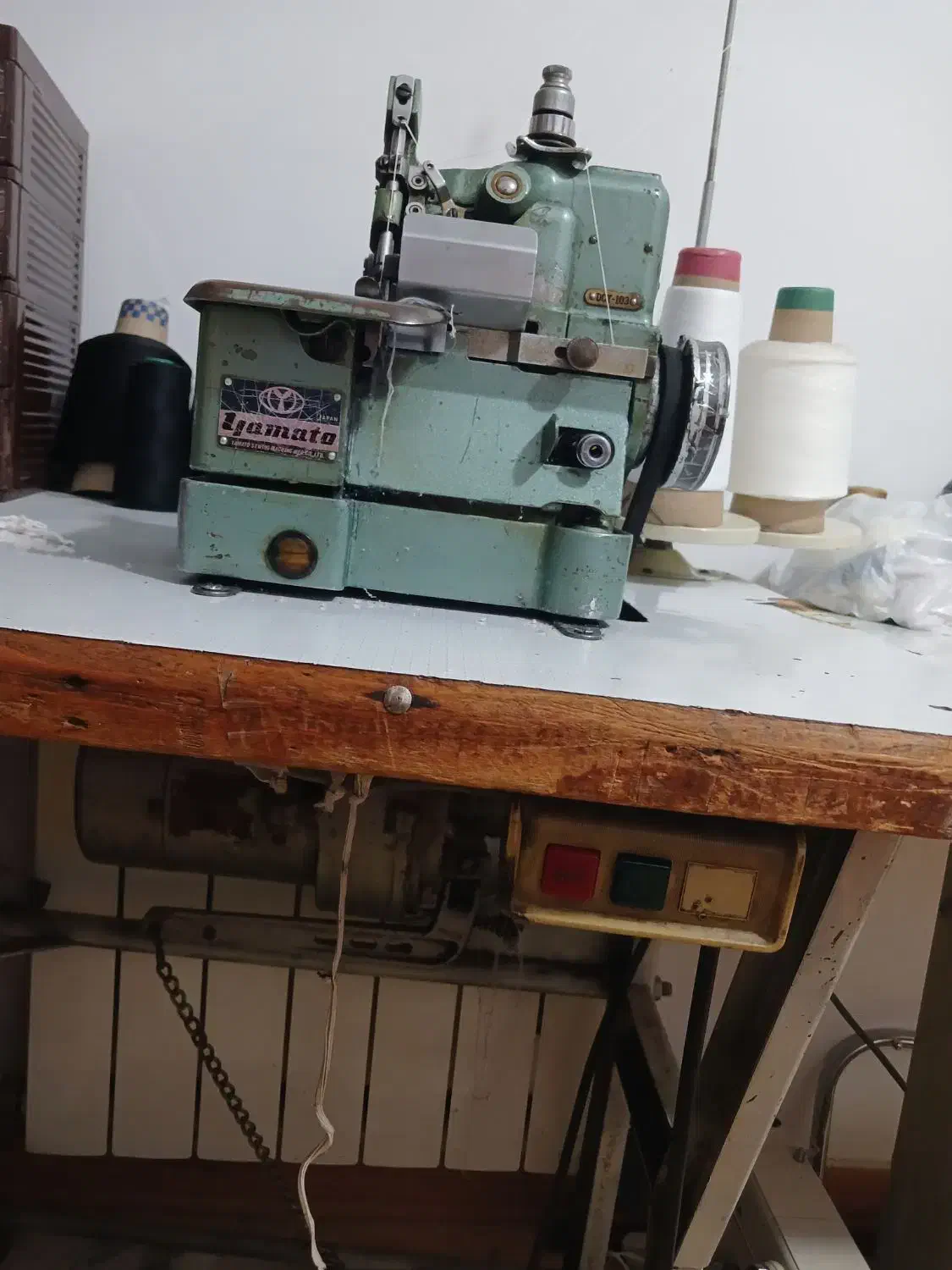 چرخ سردوز ۳نخ اصل ژاپن|چرخ خیاطی و ریسندگی|گرگان, |دیوار