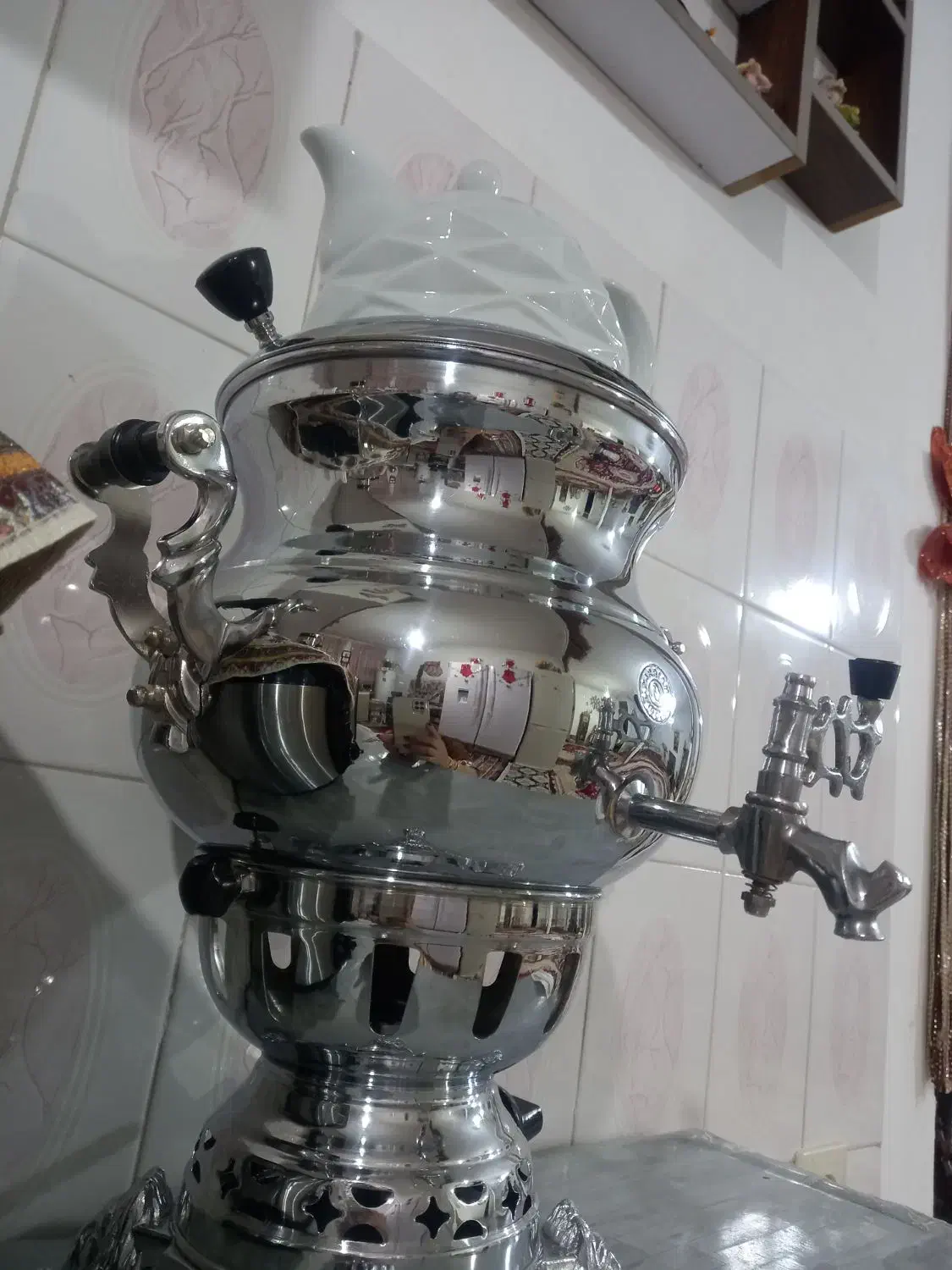 سماور گازی بدون کوره|سماور، چای‌ساز، قهوه‌ساز|نهاوند, |دیوار