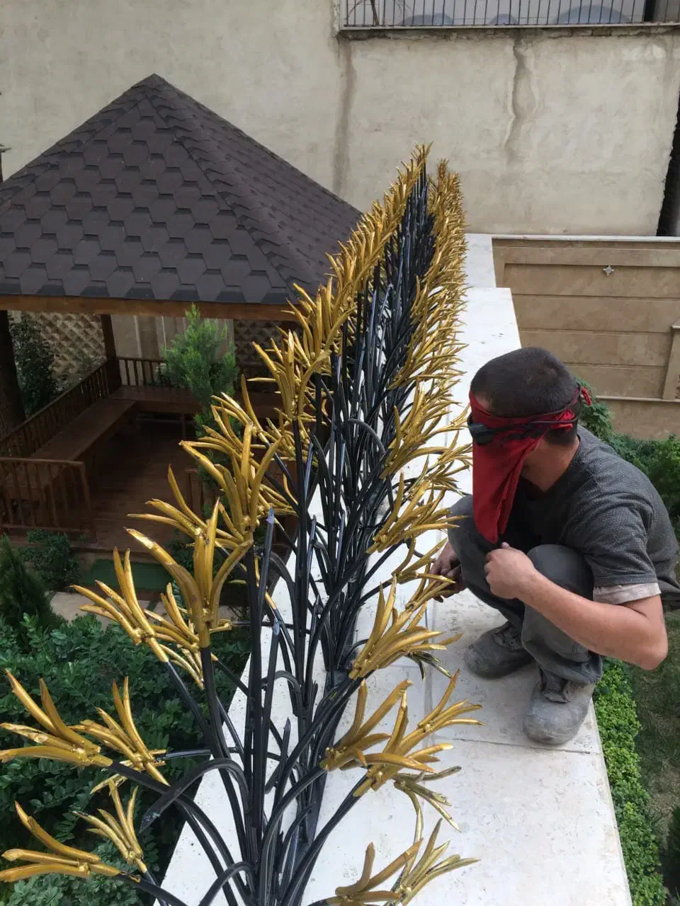 حفاظ نرده شاخ گوزنی رودیوار وسرنیزه|خدمات پیشه و مهارت|تهران, شهید رجایی|دیوار