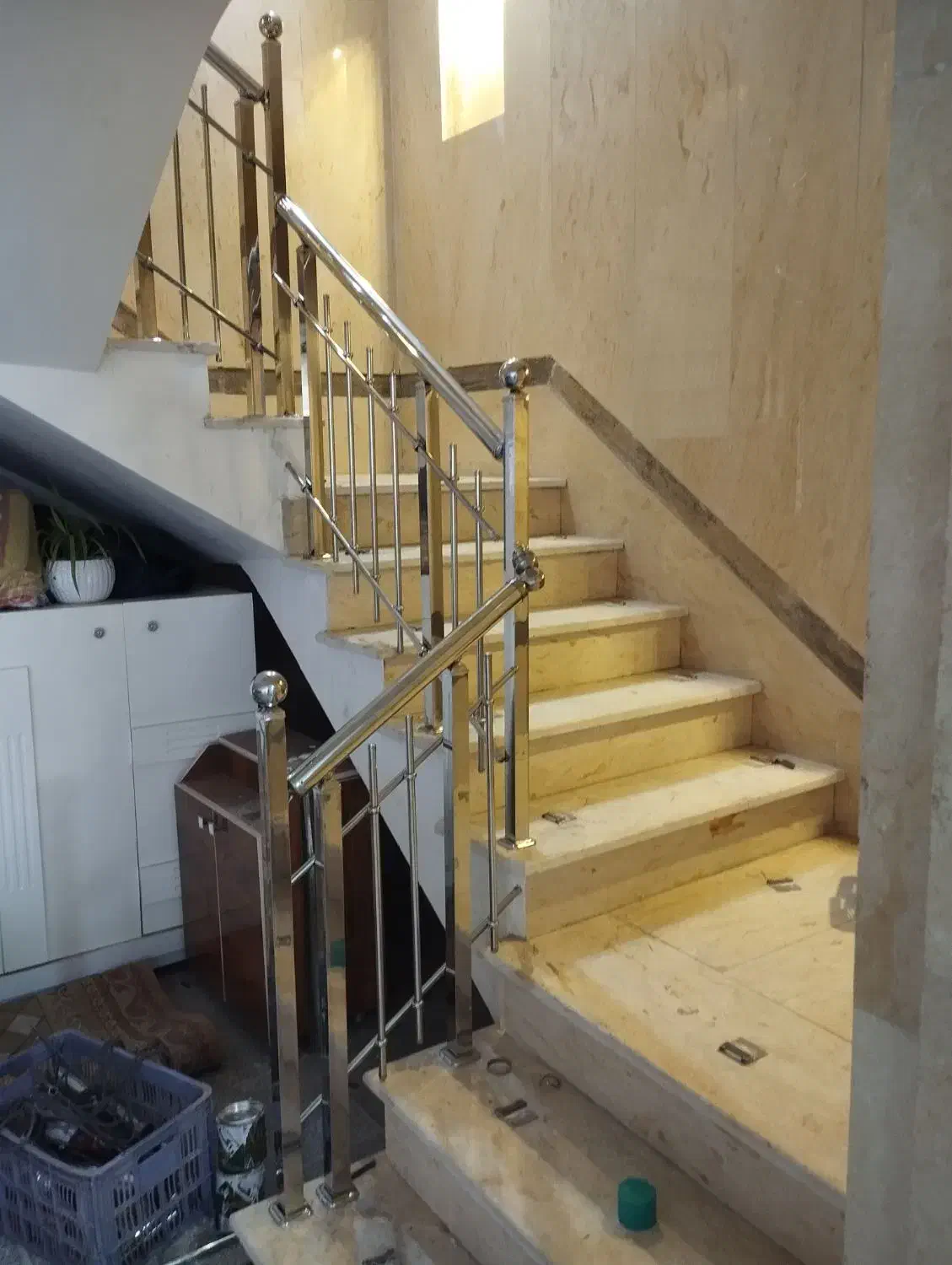 نرده استیل پله|خدمات پیشه و مهارت|میاندوآب, |دیوار