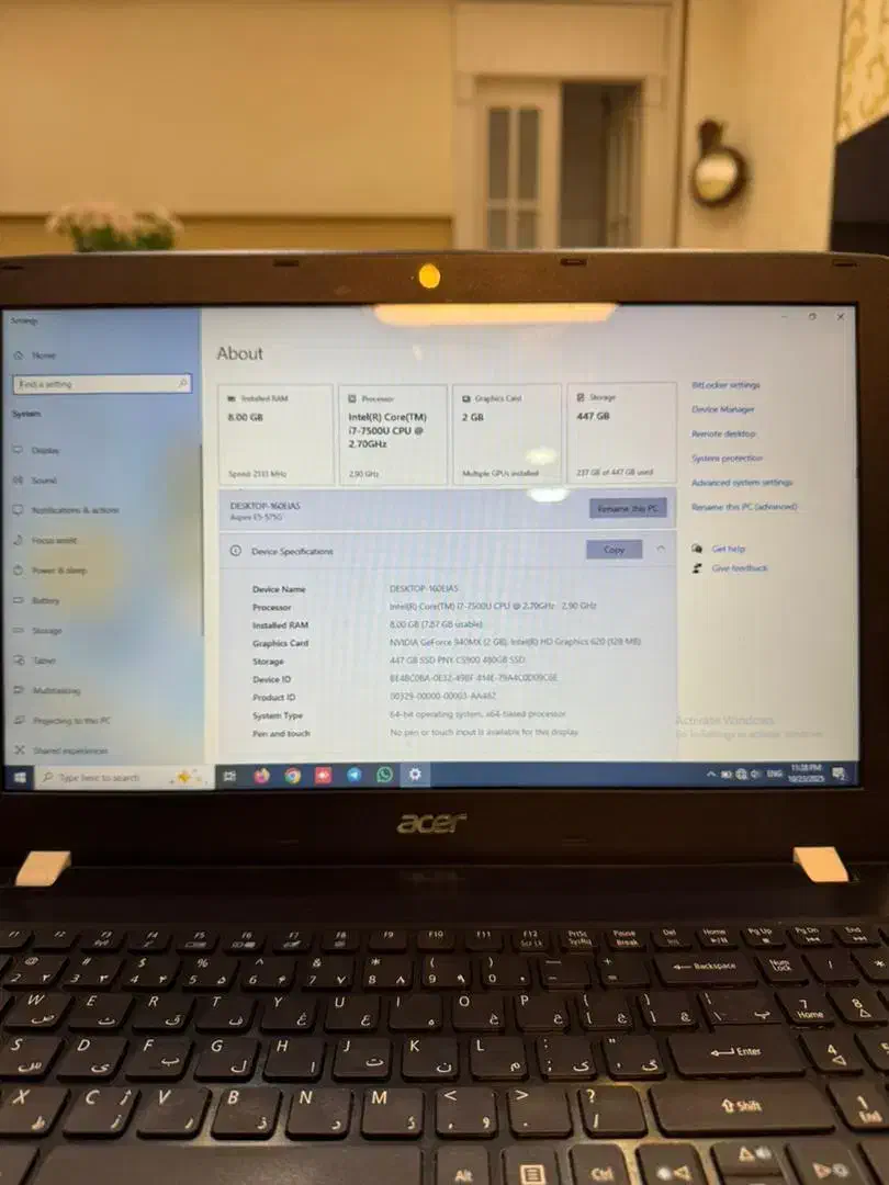 لپ تاب acer|رایانه همراه|تهران, تهرانپارس غربی|دیوار