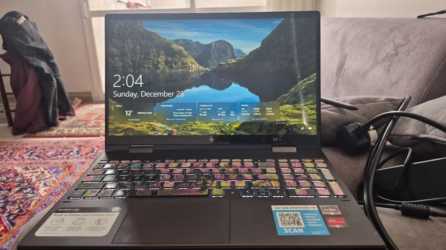 لب تاپ hp envy x360|رایانه همراه|اصفهان, فروردین|دیوار