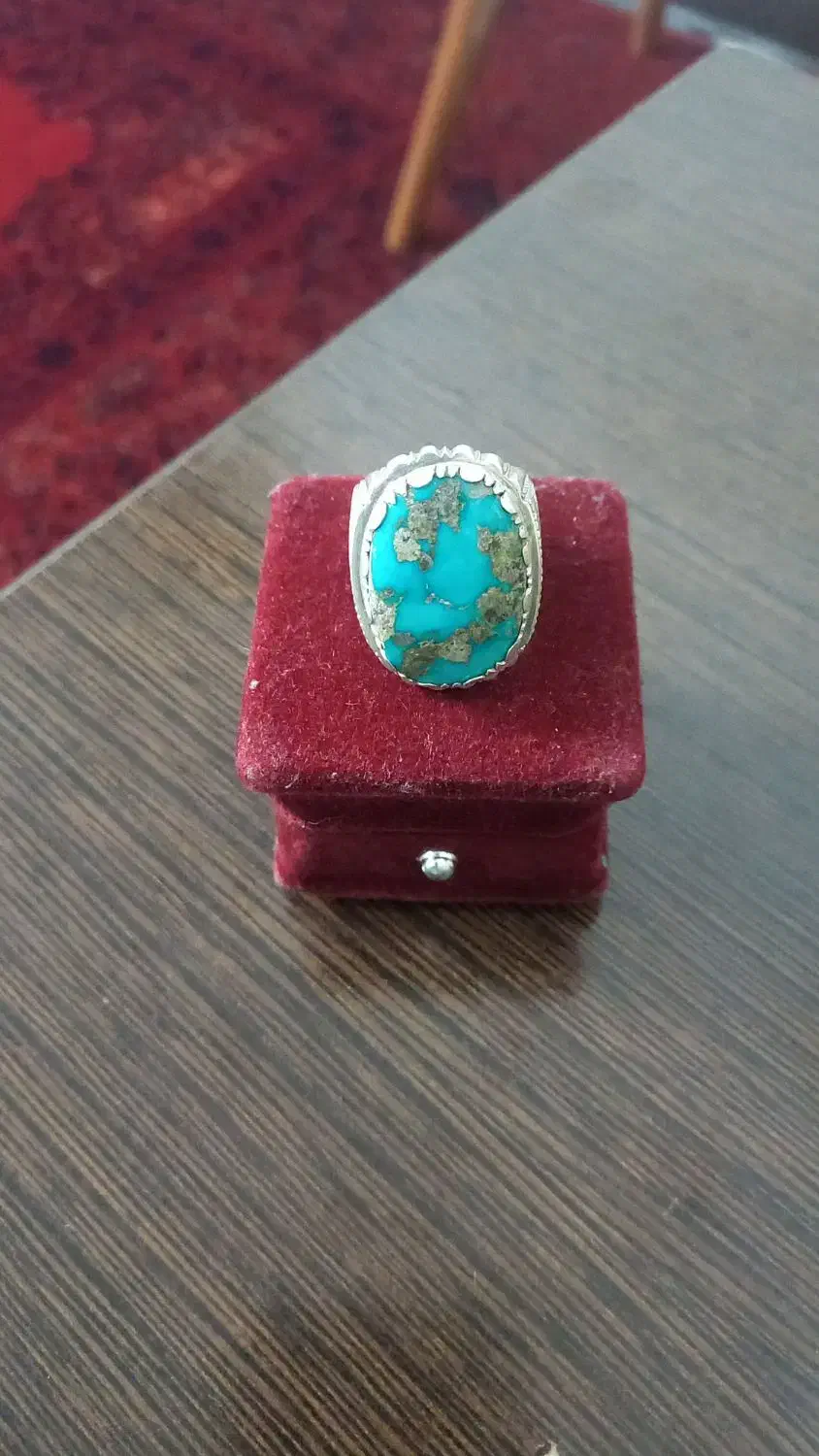 انگشتر فیروزه دست ساز|جواهرات|شیراز, احمدآباد|دیوار