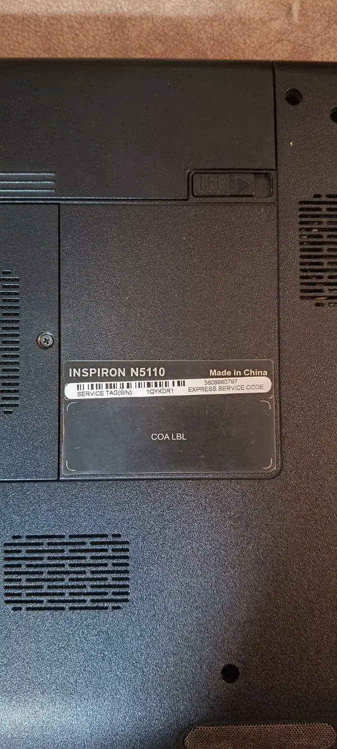 لپتاپ دل n5110|رایانه همراه|تهران, شهران جنوبی|دیوار