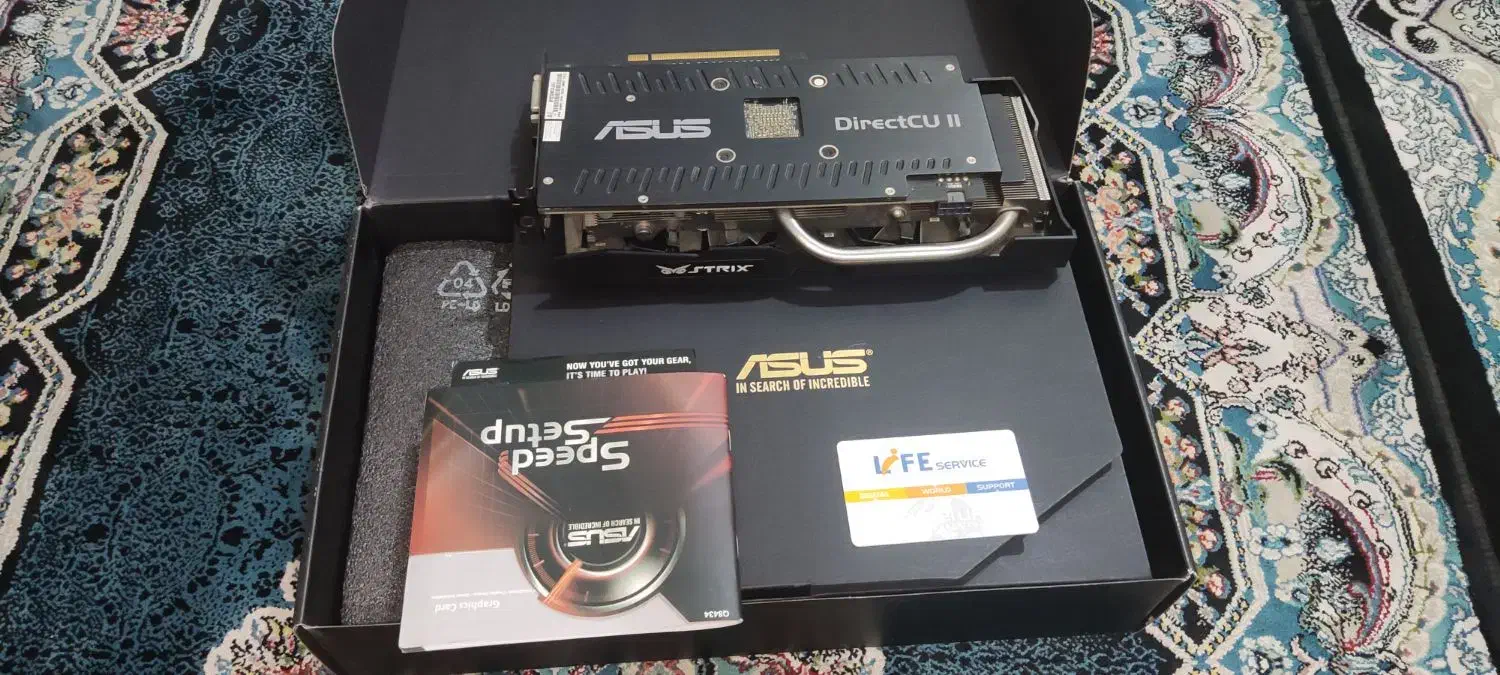 کارت گرافیک asus R9380 4G ram ddr5|قطعات و لوازم جانبی رایانه|اهواز, لشکرآباد|دیوار
