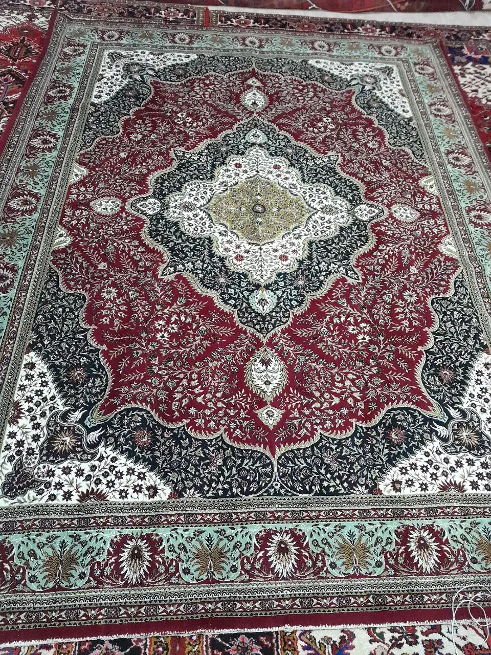 فرش ۱۲ متری|فرش|تبریز, |دیوار