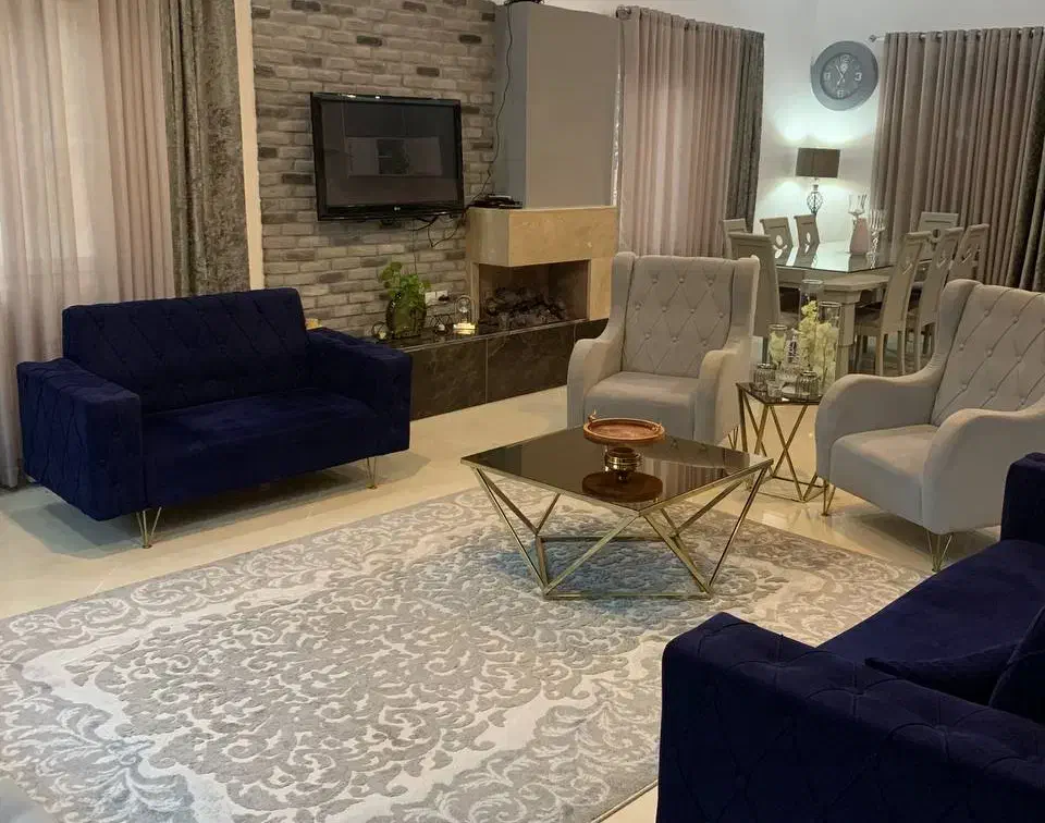 ست مبلمان راحتی ۷نفره با ناهار خوری ۸ نفره|مبلمان خانگی و میز عسلی|نوشهر, |دیوار