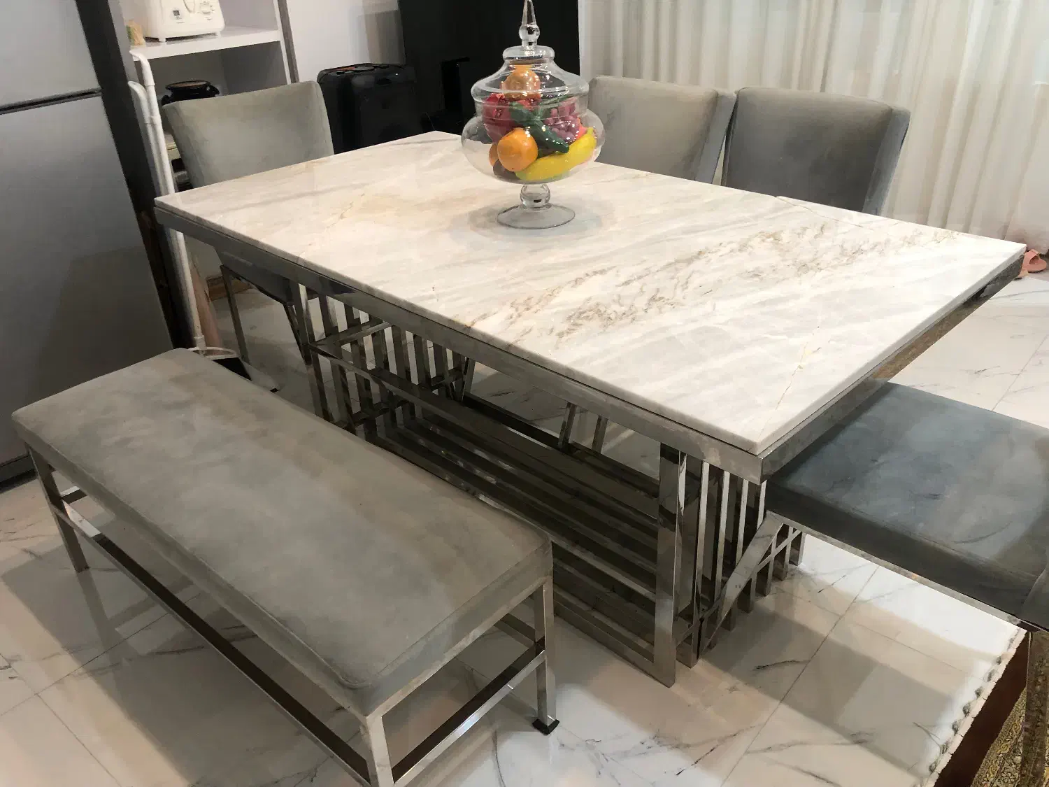 ست نهارخوری و مبل راحتی|مبلمان خانگی و میز عسلی|کرج, باغستان|دیوار