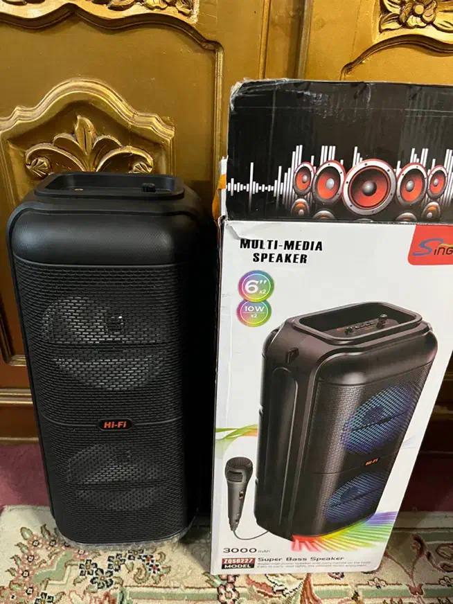 اسپیکر بلوتوثی قابل حمل حرفهای Sing-e ZQS-6227،|پخشکننده همراه|تنکابن, |دیوار