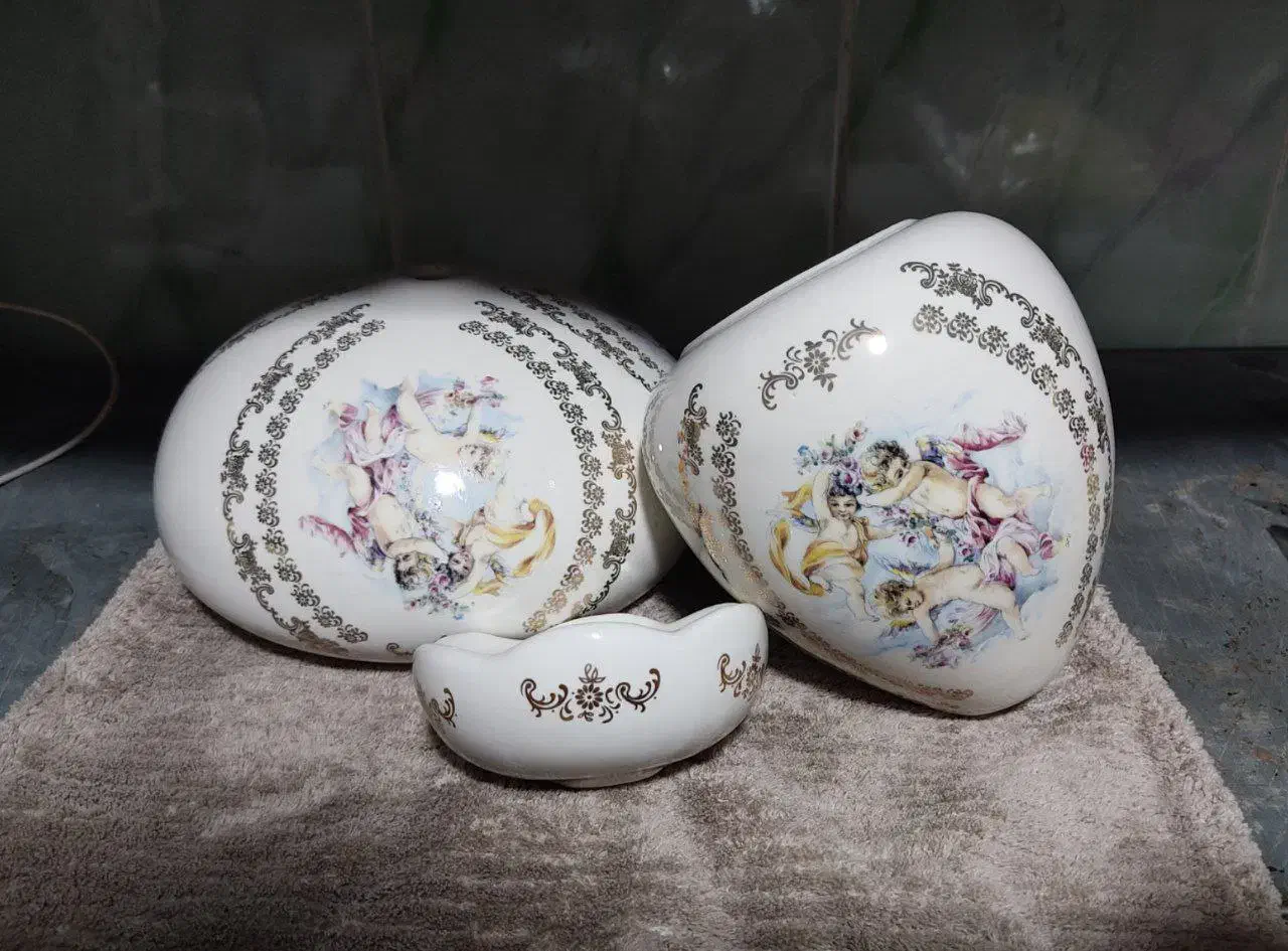 قطعات آباژور و لوستر چینی|لوستر و چراغ آویز|مشهد, قائم|دیوار