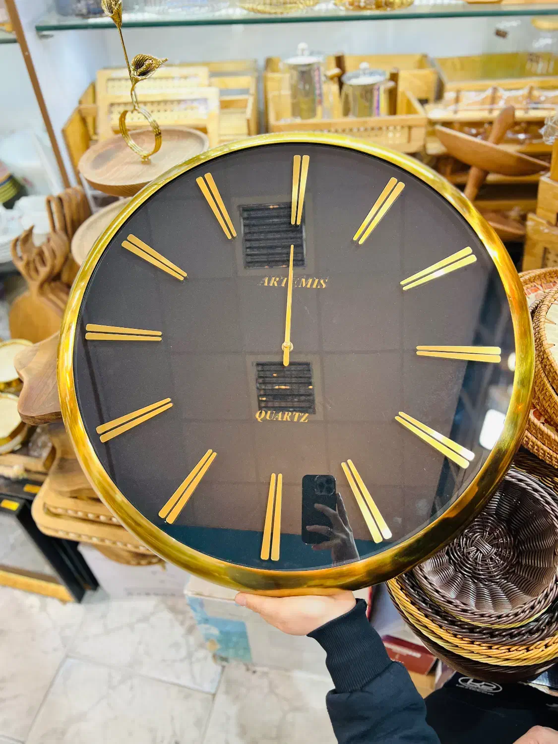 ساعت دیواری آرتمیس|ساعت دیواری و تزئینی|رشت, لاکانی|دیوار