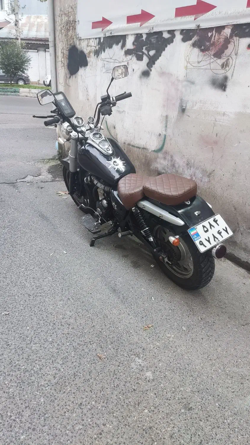 تندر شهاب طرح هارلی|موتورسیکلت|رشت, باهنر|دیوار