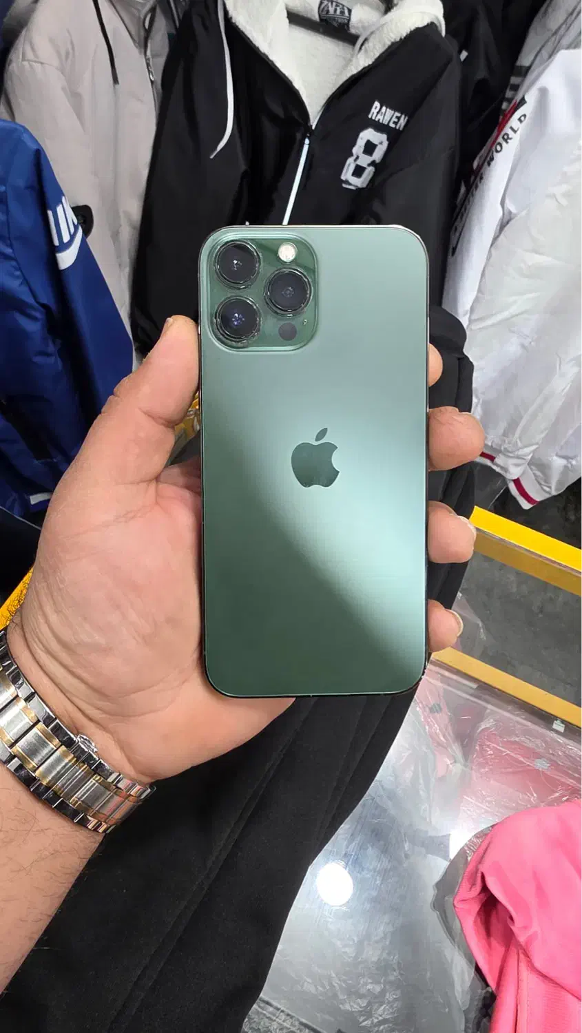 ایفون ۱۳پرومکس سبز|موبایل|فولادشهر, A2|دیوار