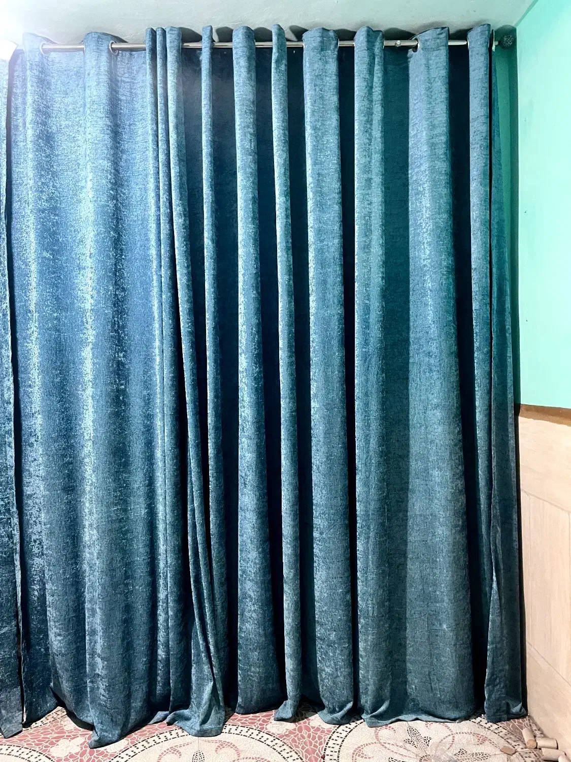 پرده کاملا نو و استفاده نشده|پرده، رانر، رومیزی|چالوس, |دیوار