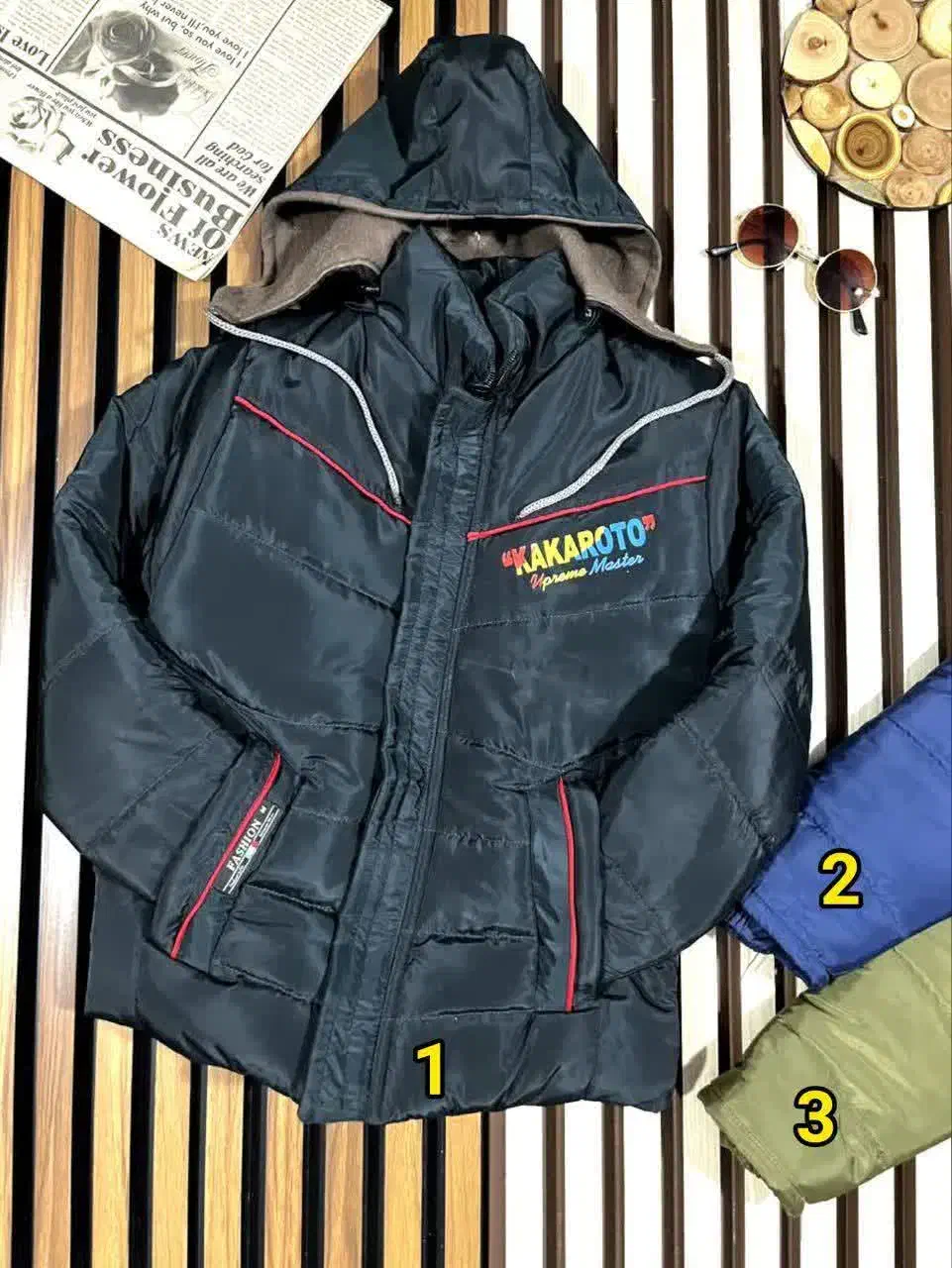 کاپشن پسرانه همراه باکلاه|لباس|کرمان, |دیوار