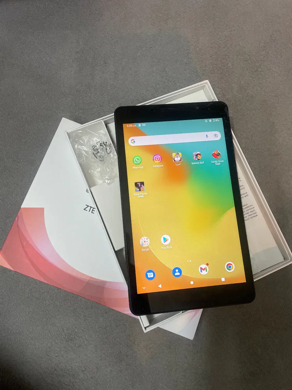 تبلت زد تی ای|تبلت|کرج, ساسانی (قلمستان)|دیوار