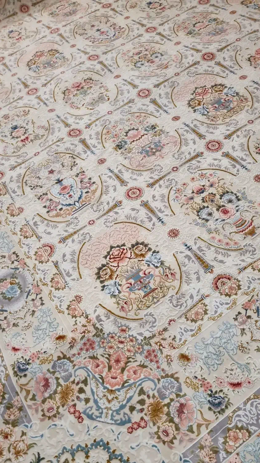 فرش ۱۲ متری ۱۲۰۰ شانه و روفرشی۱۲ متری مخمل یزد|فرش|تهران, سجاد|دیوار