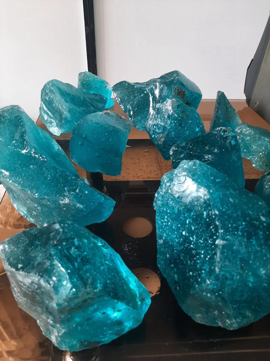 سنگ راف آبسیدین|کلکسیون اشیاء عتیقه|شال, |دیوار