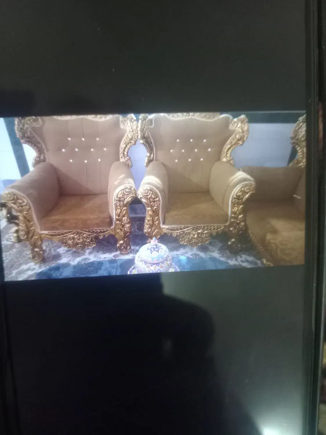 یک دست مبل ۹نفره تمام چوب|مبلمان خانگی و میز عسلی|ری, علایین|دیوار