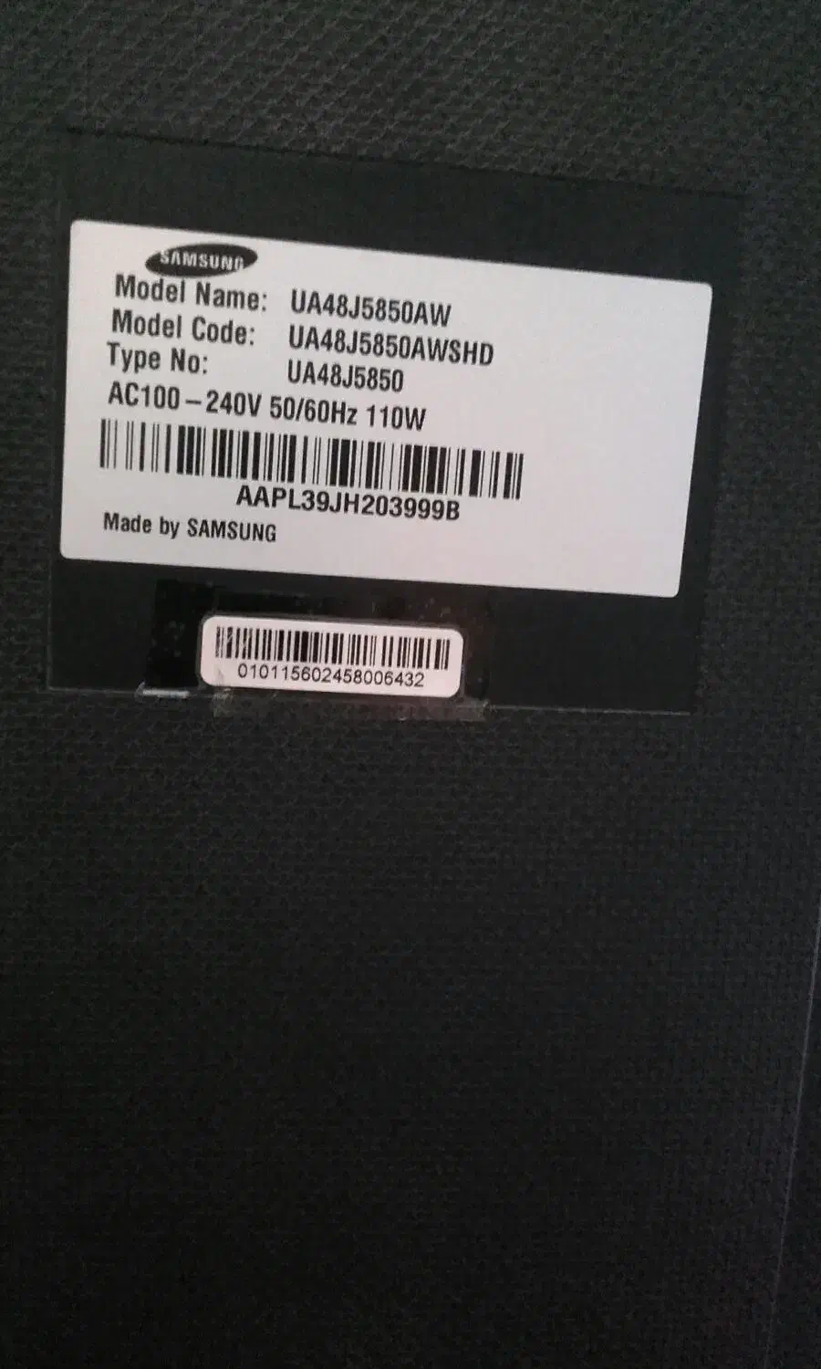 یک عدد تلویزیون سامسونگ ۵۵اینچ شکسته|تلویزیون و پروژکتور|قم, هفت تیر|دیوار