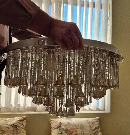 ۴ عدد لوستر|لوستر و چراغ آویز|اهر, |دیوار