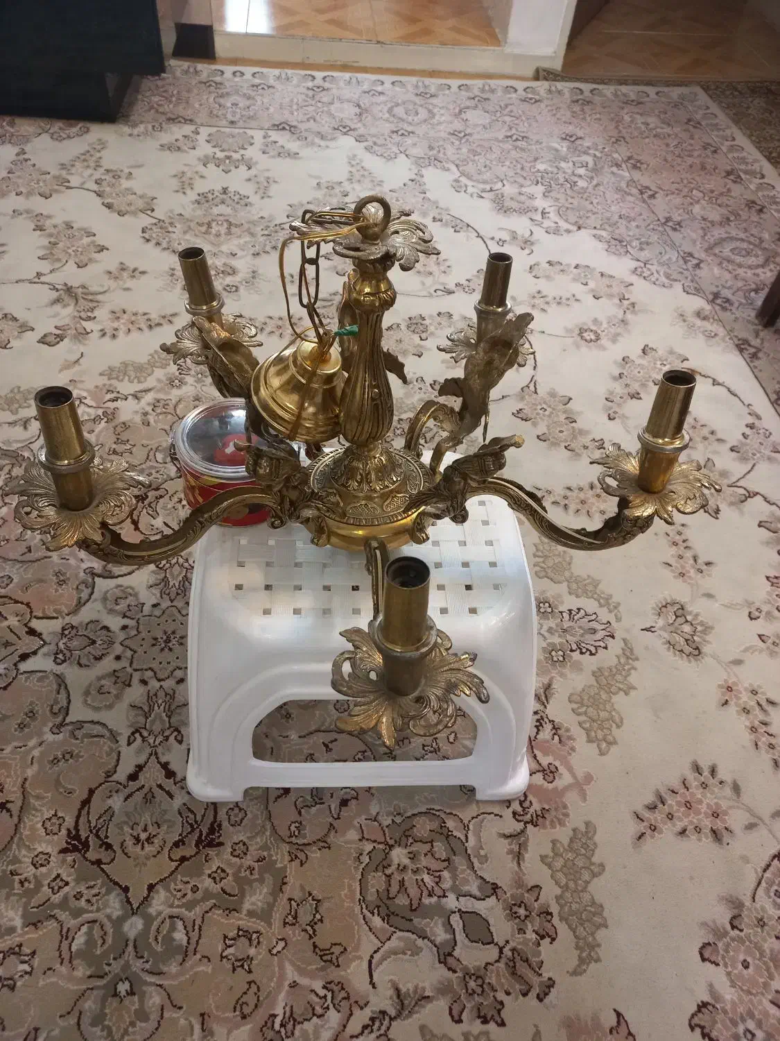 لوستر بورونزی|لوستر و چراغ آویز|تهران, خانی آباد نو جنوبی|دیوار