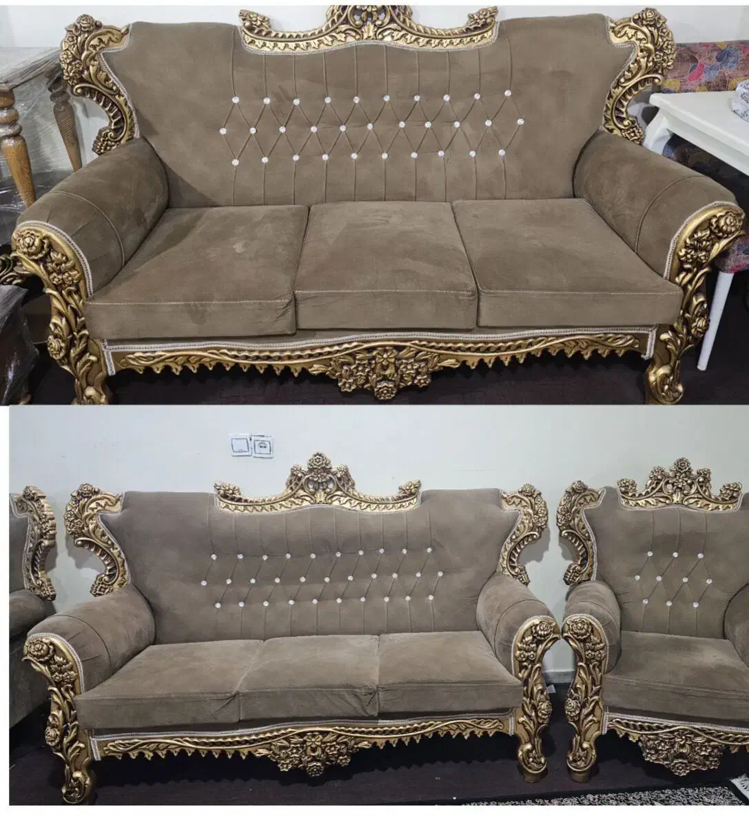 مبل سلطنتی|مبلمان خانگی و میز عسلی|چهاردانگه (تهران), |دیوار