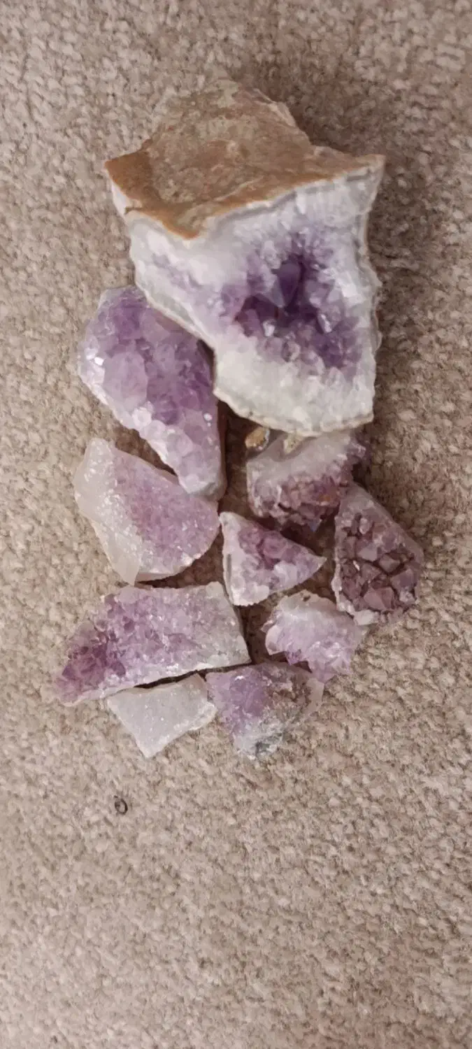 سنگ امیتیست بنفش|جواهرات|رفسنجان, |دیوار